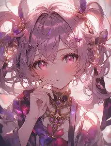 Pink-themed girl