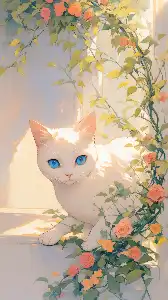 The cute little one peeking around