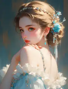 An ethereal and elegant girl