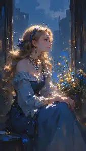 Silent tears in the night