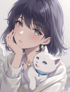 Holding a cat