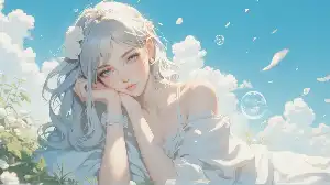 A gentle girl with a lazy charm