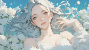 Surrounded by roses
